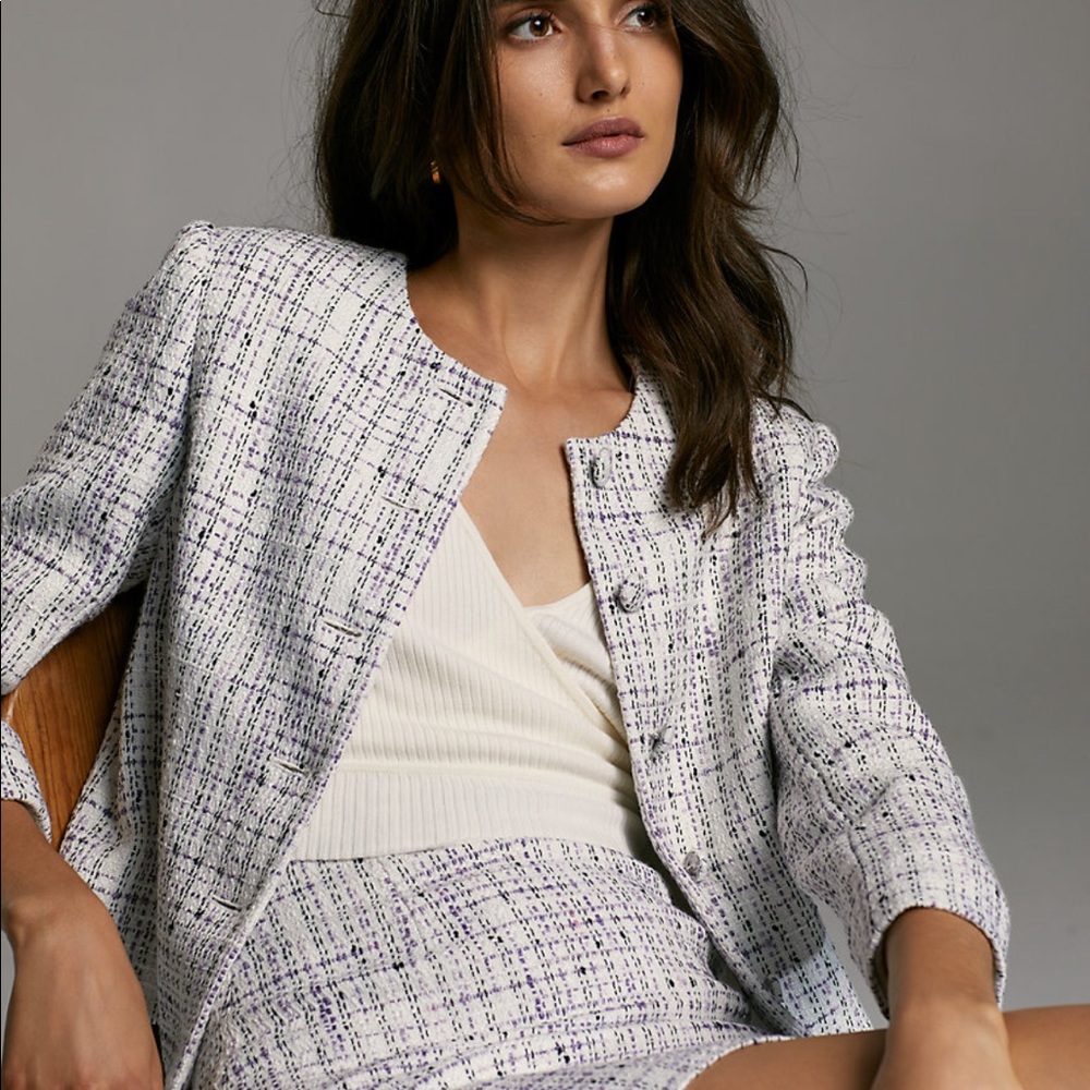 Aritzia Babaton Little Tweed Jacket